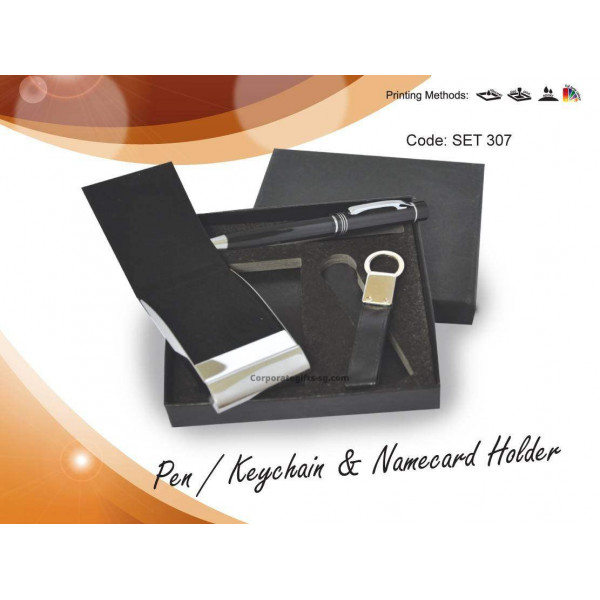 SET 307 Pen / Keychain & Namecard Holder